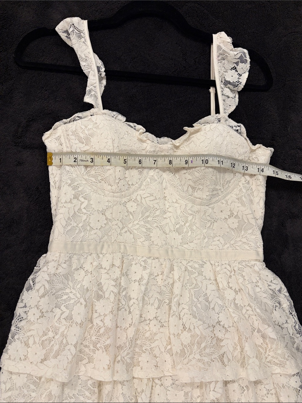 Altar'd State Umbar Embroidered Floral White Lace Dress - Picture 13 of 13